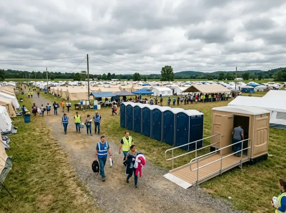 disaster-relief-camp-restrooms-010 — frequently asked questions, Dumpster & Portable Bathrooms Rental in Snowflake, AZ